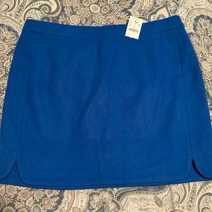 Jcrew Cobalt Blue Mini Skirt